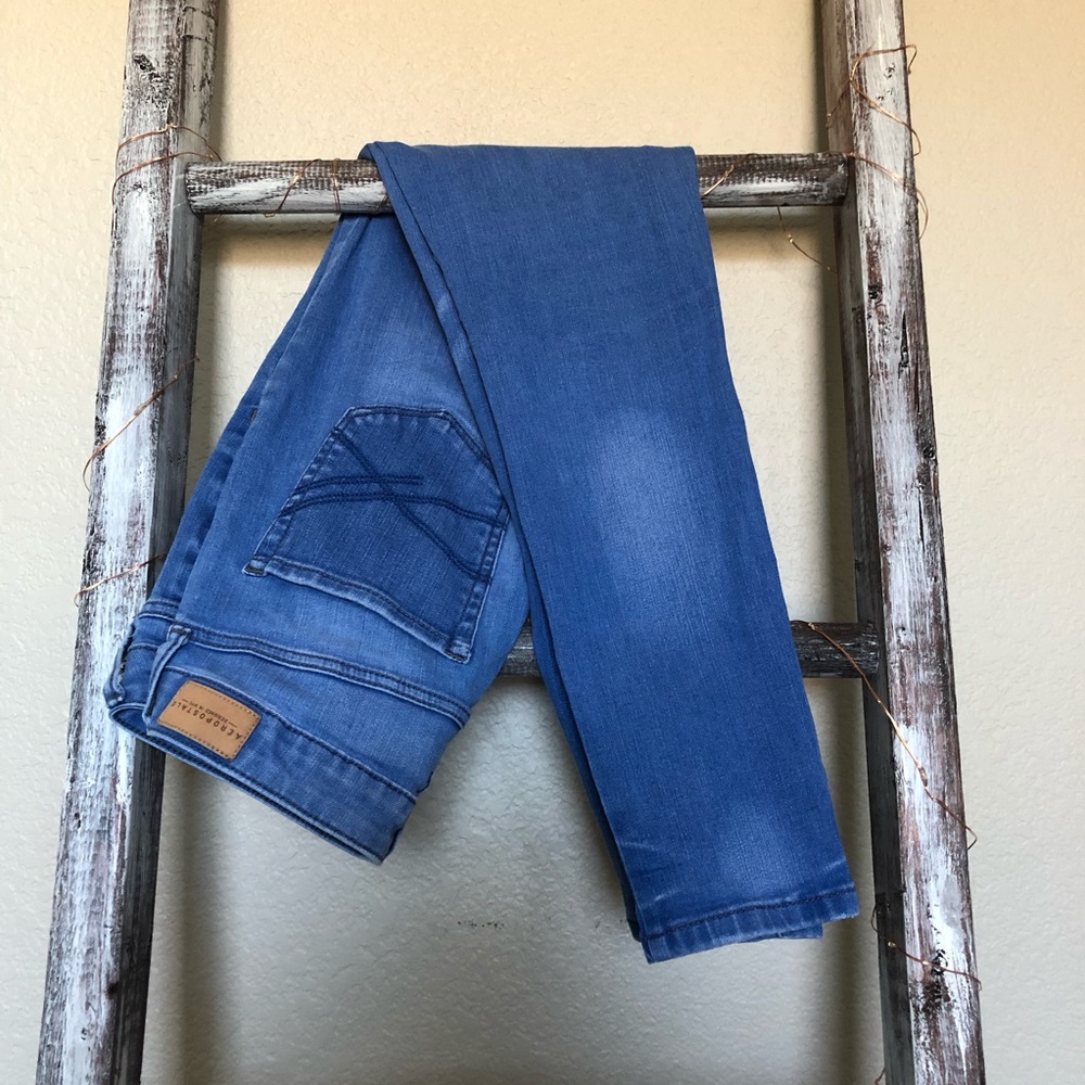 High rise skinny jean